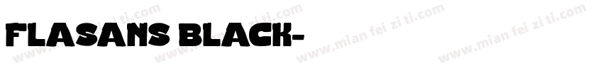 flasans black字体转换